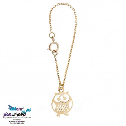 Gold Watch Pendant - Owl Design-MW0105